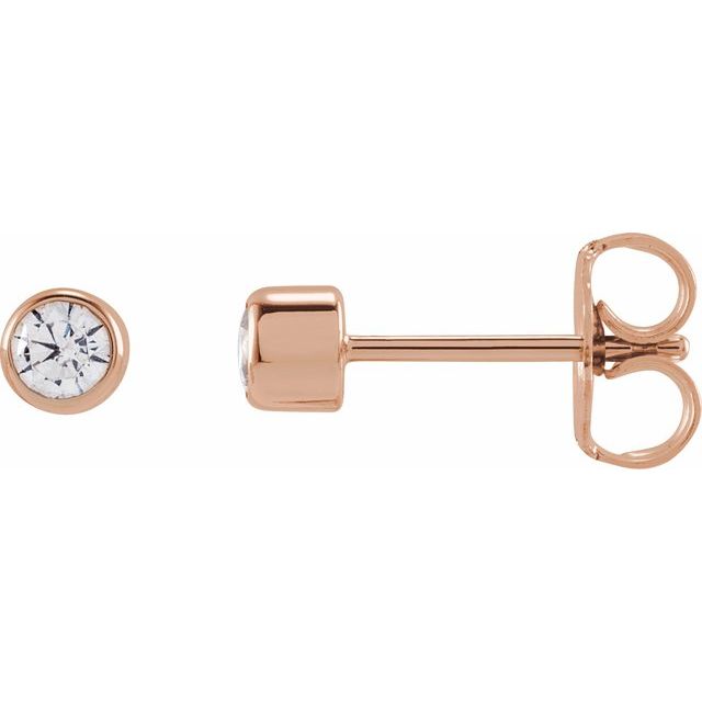 Radiant Minimalism – 2.5mm Lab-Grown Diamond Stud Earrings