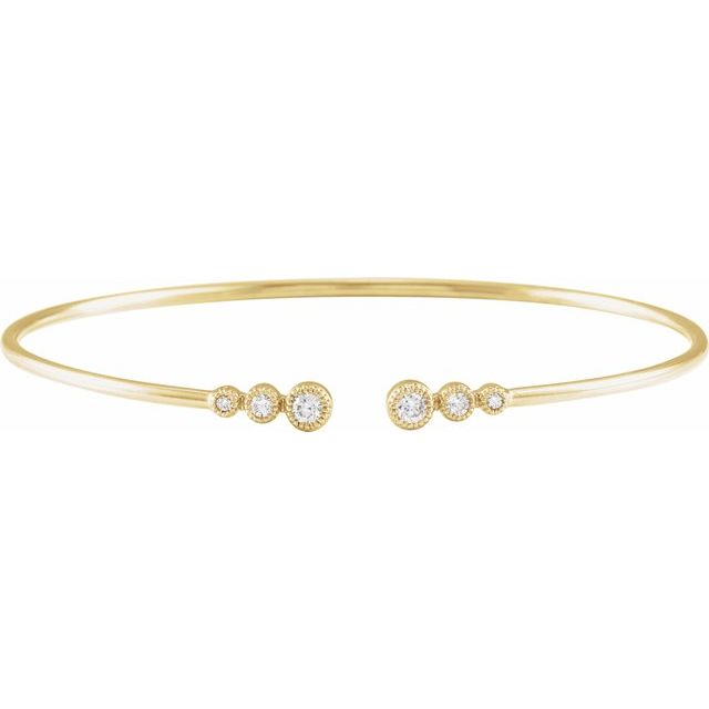 Celestial Cascade – Diamond Cuff Bracelet