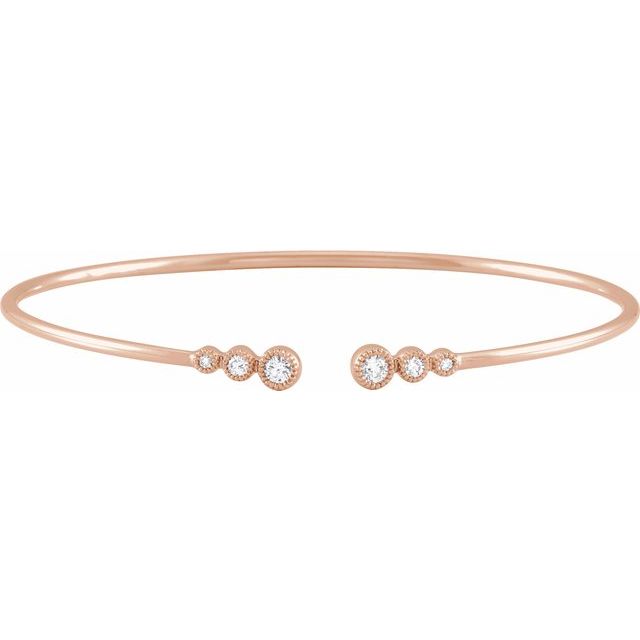 Celestial Cascade – Diamond Cuff Bracelet