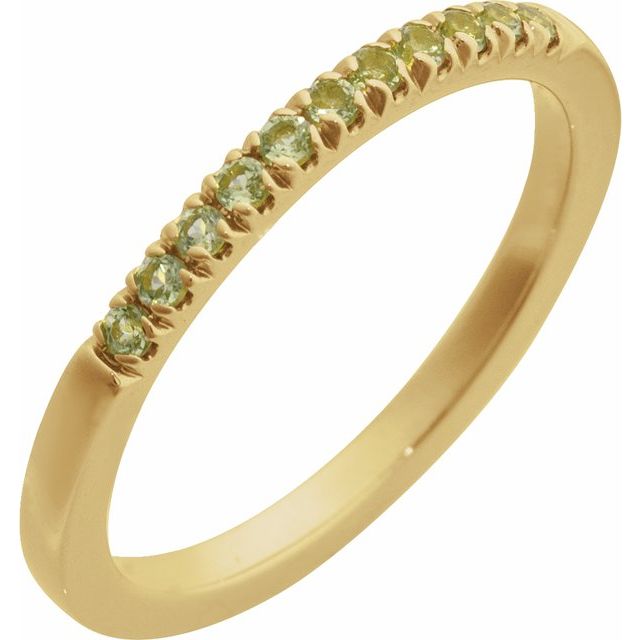 14K Gold Variety of Gemstone Birthstone Ring