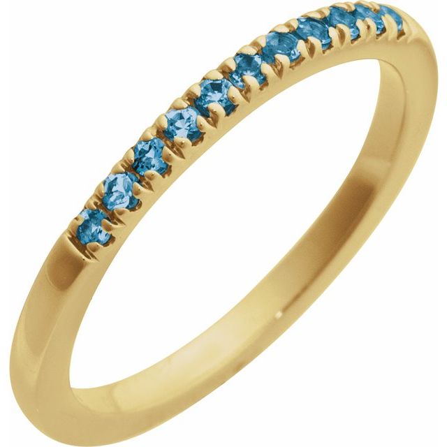 14K Gold Variety of Gemstone Birthstone Ring
