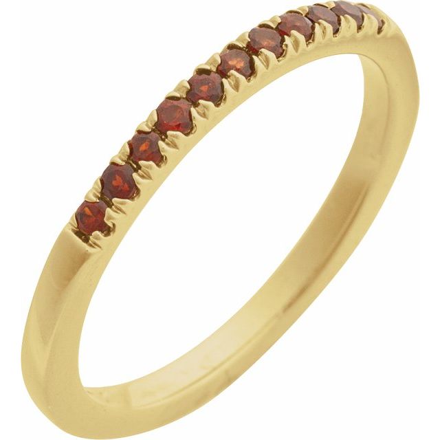 14K Gold Variety of Gemstone Birthstone Ring