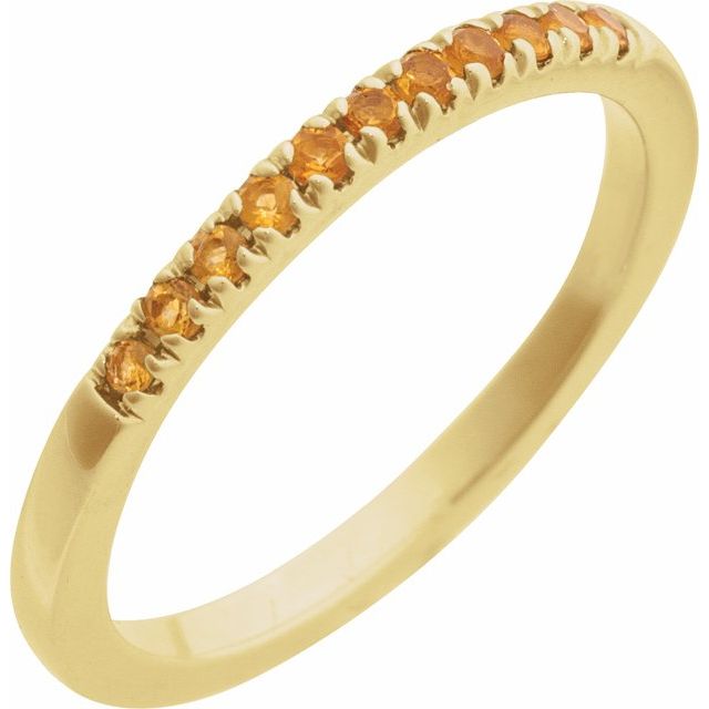 14K Gold Variety of Gemstone Birthstone Ring