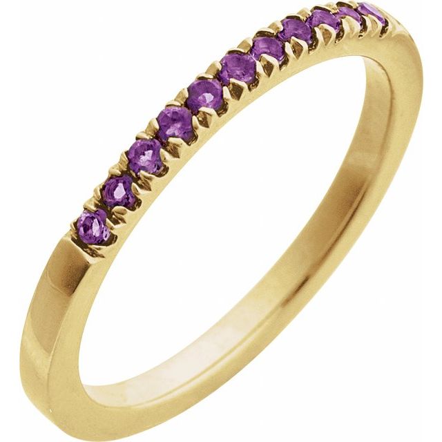 14K Gold Variety of Gemstone Birthstone Ring