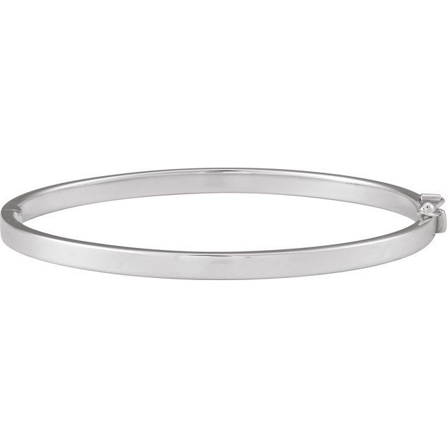 14K Hinged 7" Bangle Bracelet