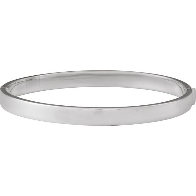 14K Hinged 7" Bangle Bracelet