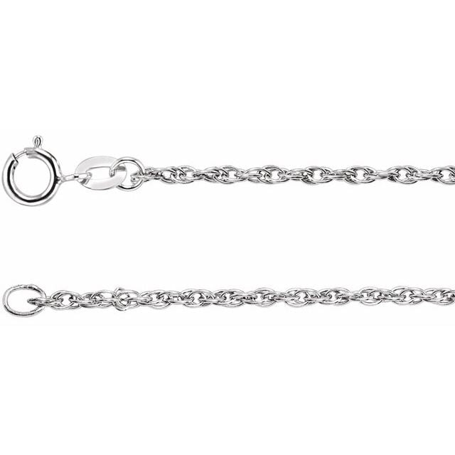 14K 1.5 mm Rope Chain