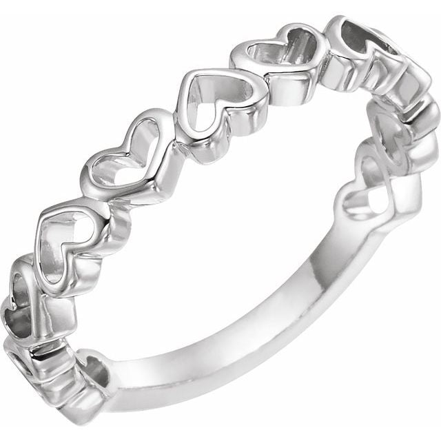 14K Heart Ring