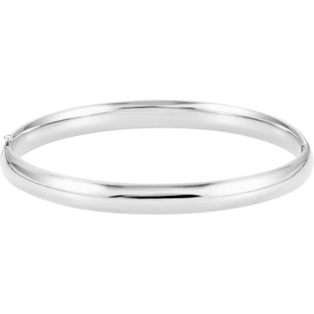 Aurora Gleam – 6.5 mm Hinged Bangle Bracelet