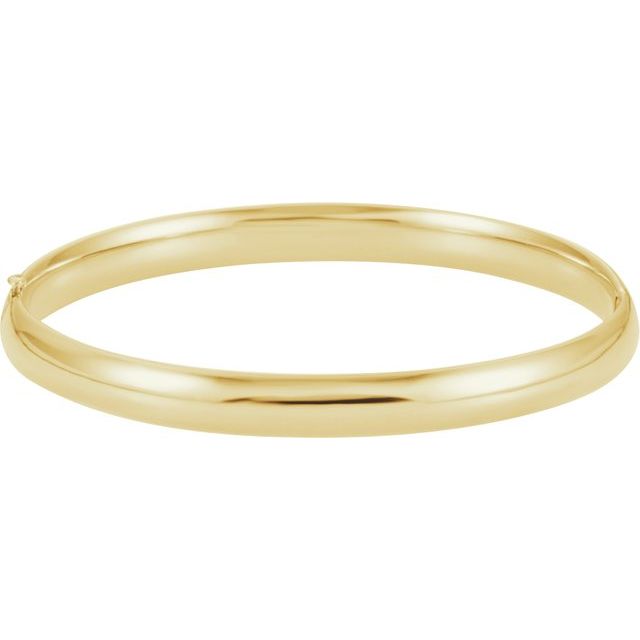 Aurora Gleam – 6.5 mm Hinged Bangle Bracelet