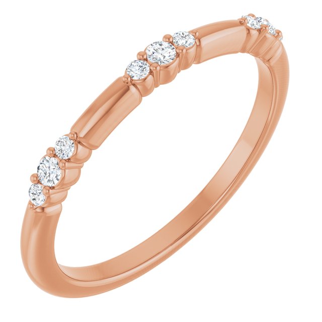 Timeless Grace – Natural Diamond Stackable Accent Ring