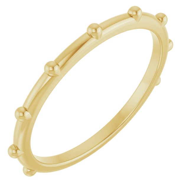 Beaded Station Ring