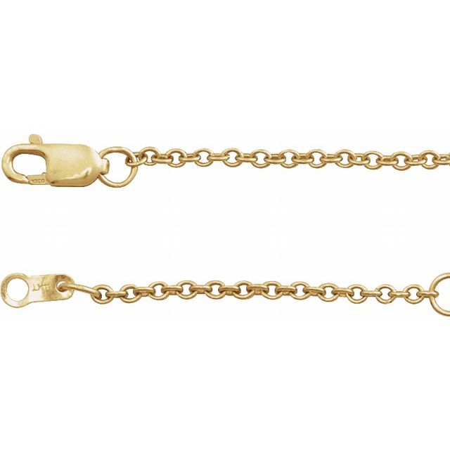 14K Gold-Filled 1.5 mm Cable Chain