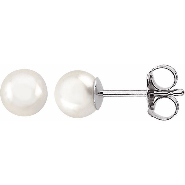 Oceana Glow – Cultured Akoya Pearl Earrings