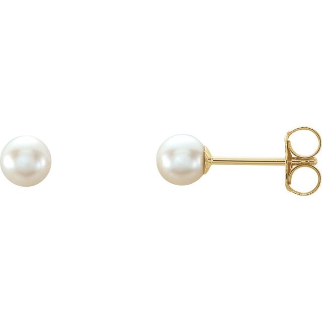 Oceana Glow – Cultured Akoya Pearl Earrings